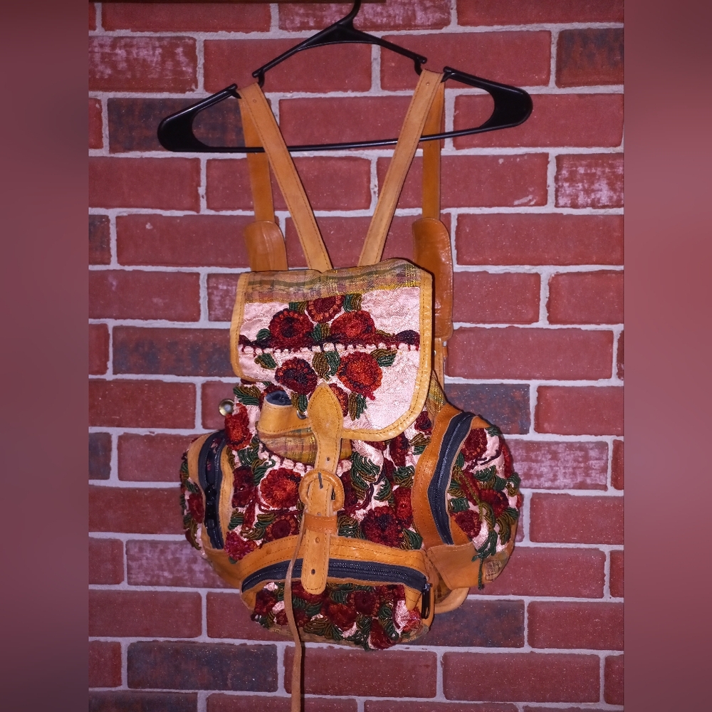 Embroidered Backpack - image 1